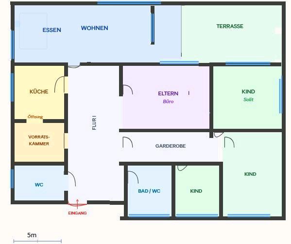 Erdgeschoßwohnung Meinersen - 5 Zimmer, 130 m&sup2;, 900&euro; | Angebot:26445296