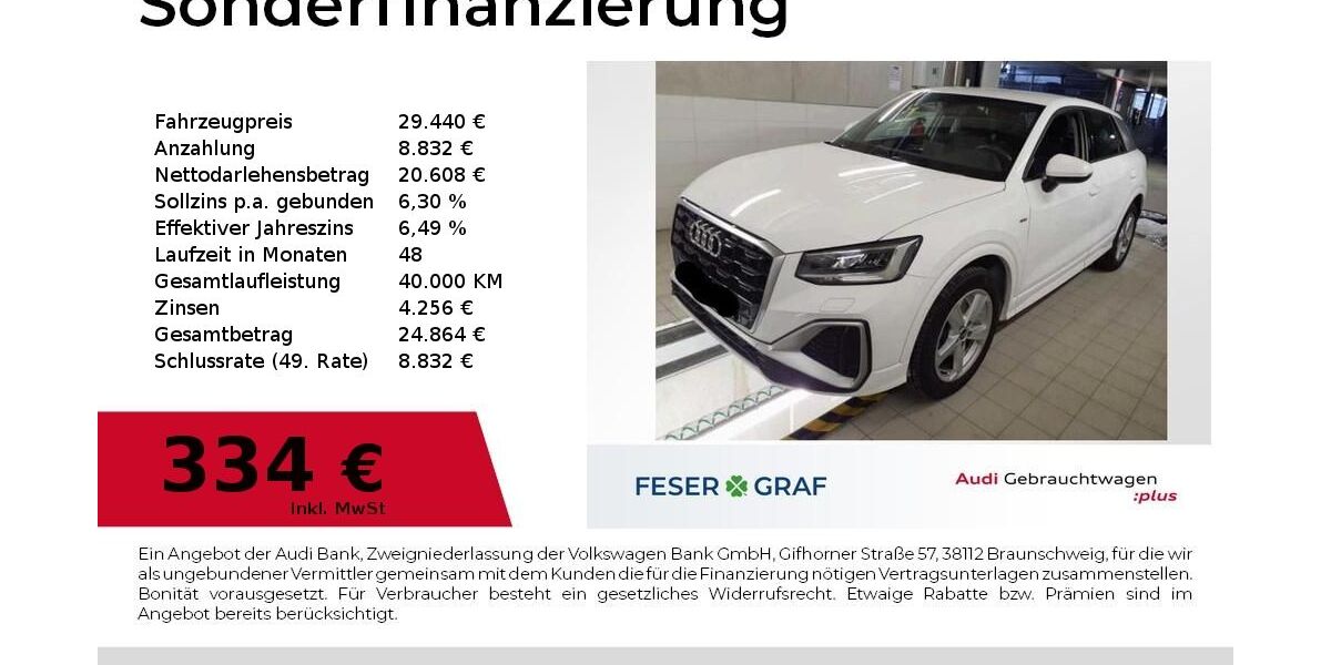 Audi Q2 51.800 km 29.440 &euro; Nürnberg 90411