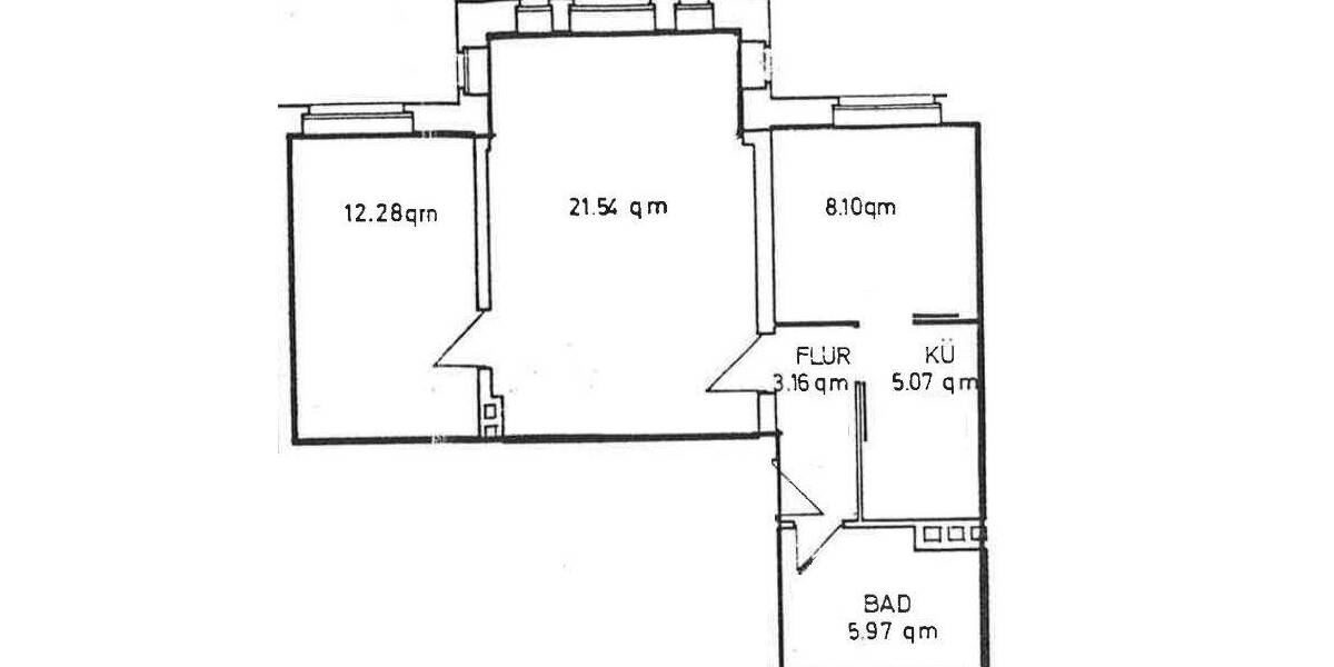 Etagenwohnung Hannover Südstadt - 2 Zimmer, 56 m&sup2;, 197.000&euro; | Angebot:26128152