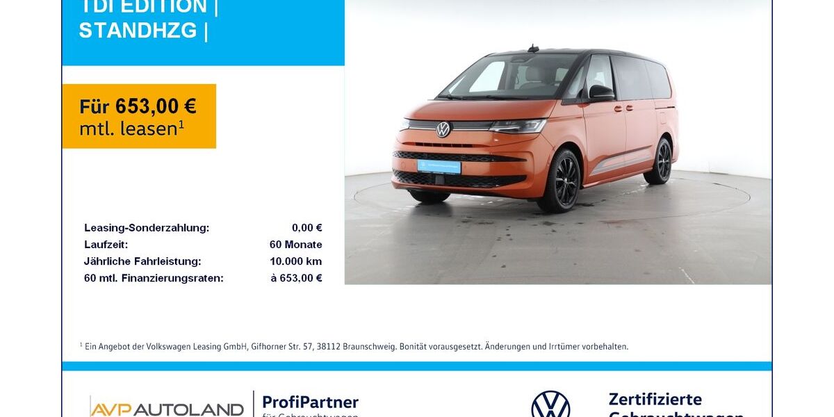 VW T7 Multivan 9.900 km 63.580 &euro; Plattling 94447