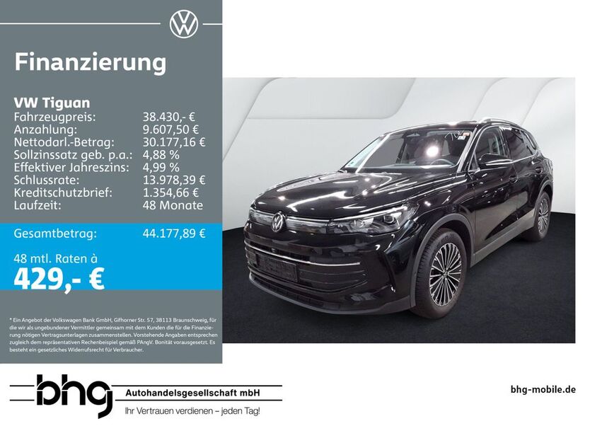 VW Tiguan 25.218 km 38.430 € Kehl 77694