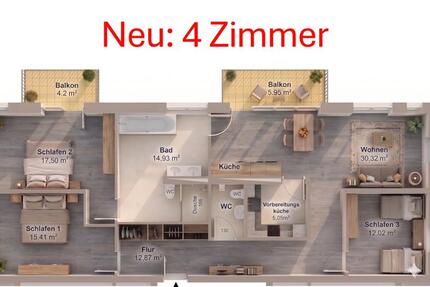 Wohnung Beeskow - 4 Zimmer, 121 m&sup2;, 1.855&euro; | Angebot:26386823