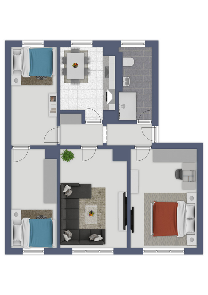 Hab mich Frisch gemacht für neue Mieter. zimmer