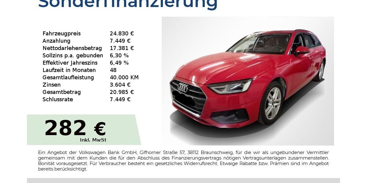 Audi A4 79.300 km 24.830 &euro; Höchstadt an der Aisch 91315