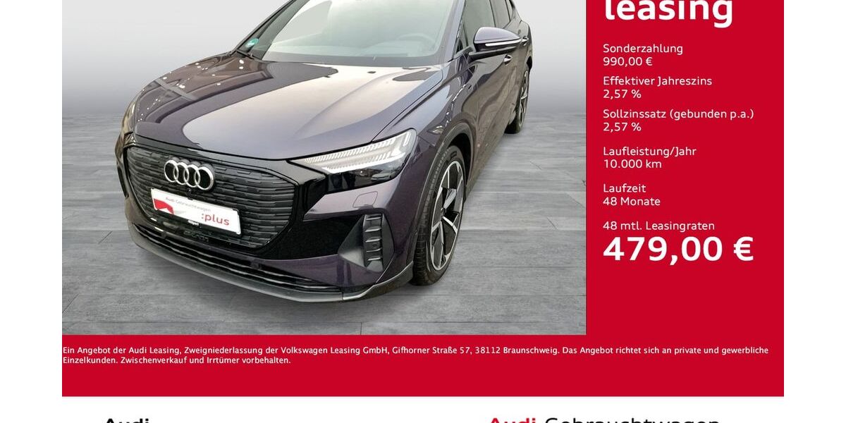 Audi Q4 e-tron 5.291 km 51.988 &euro; Dortmund 44143