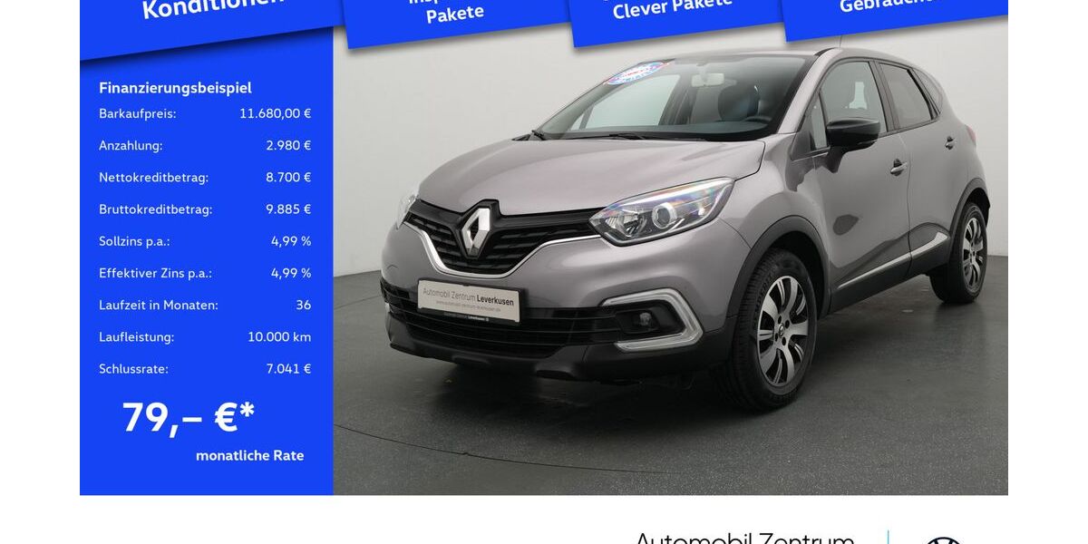 Renault Captur 53.085 km 11.680 &euro; Leverkusen 51379