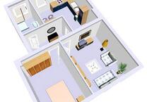 Freundliche Wohnung mitten in der Stadt
