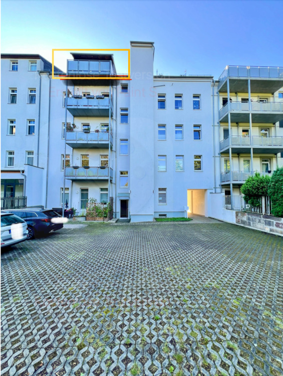 Exklusive 3-Raum Maisonette-Dachgeschoßwohnung im beliebten Gebiet Schloßchemnitz