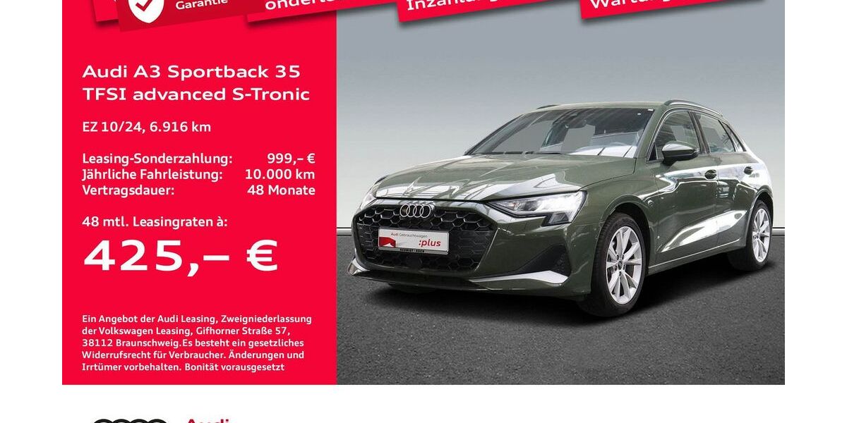 Audi A3 6.916 km 31.750 &euro; Bremen 28207