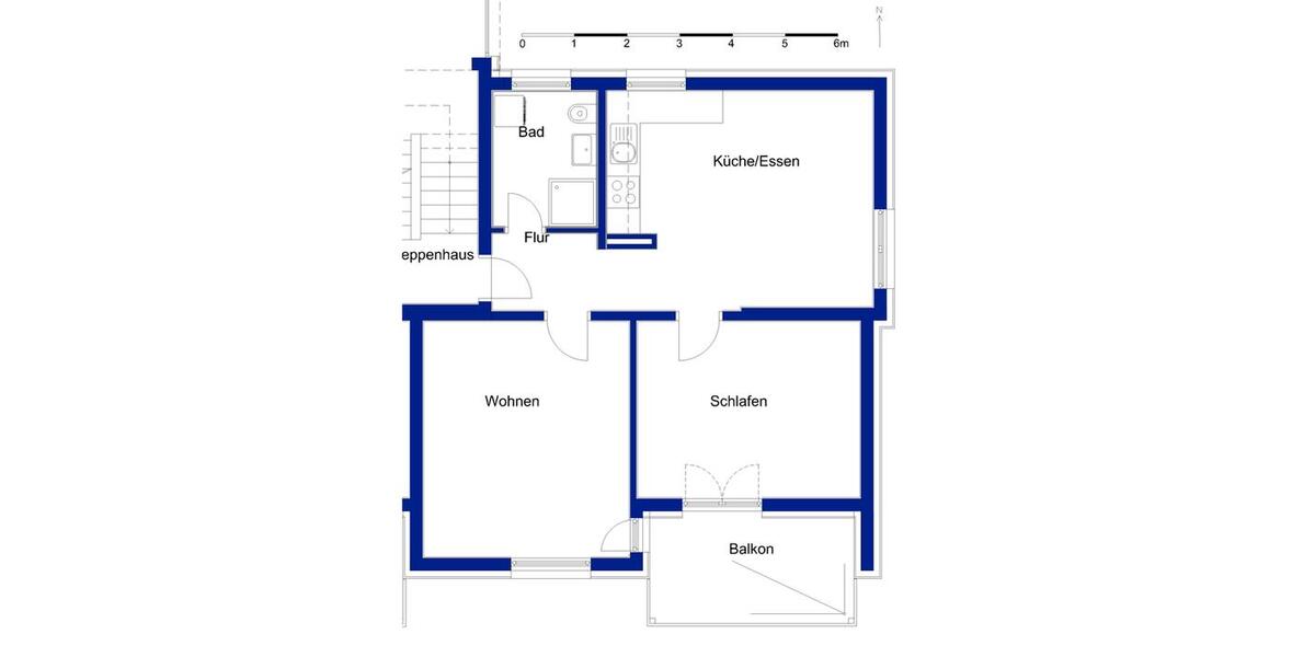 Erdgeschoßwohnung Wolfsburg Detmerode - 2 Zimmer, 65 m&sup2;, 650&euro; | Angebot:26480933