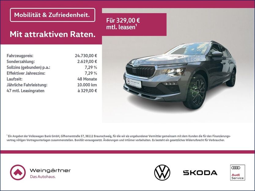 Skoda Kamiq 11.950 km 24.730 € Miesbach 83714