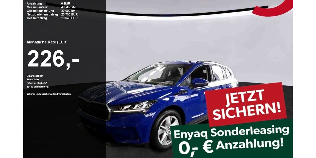 Skoda Enyaq 15.990 km 22.840 &euro; Wackersdorf 92442