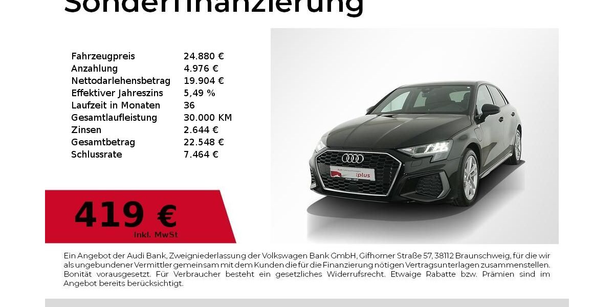 Audi A3 77.100 km 24.880 &euro; Nürnberg 90441