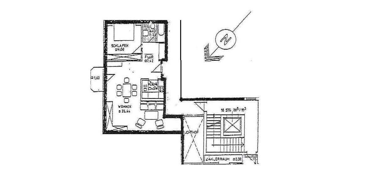 vermietete 2 Zimmer ETW - Neubau im Stadtzentrum 2 zimmer