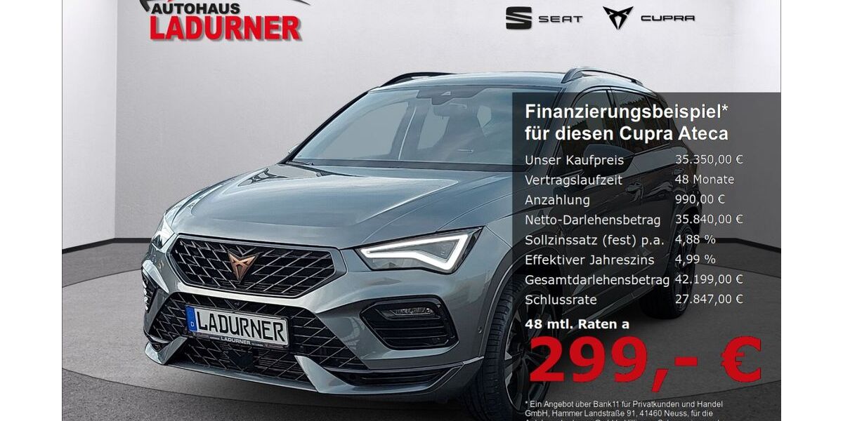 Cupra Ateca 17.950 km 35.350 &euro; Villingen-Schwenningen 78052