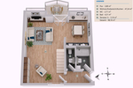 MAISONETTE IM DACHGESCHOSS + 2,5 RAUM VERMIETET + 2 TIEFGARAGENPLÄTZE - Maisonettenwohnung Leipzig Zentrum-Ost | Angebot:26942692