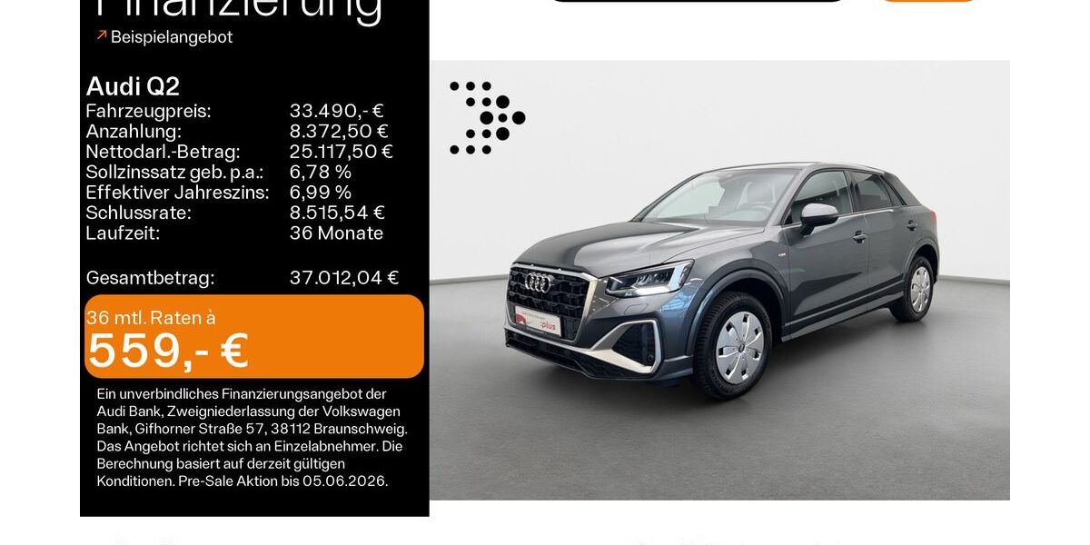 Audi Q2 2.662 km 32.980 &euro; Hofheim 65719
