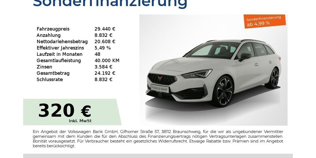 Cupra Leon 20.450 km 29.440 &euro; Nürnberg 90441
