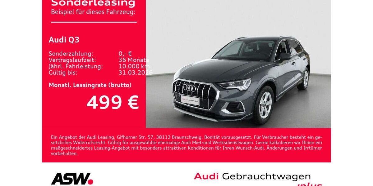 Audi Q3 31.600 km 39.890 &euro; Heilbronn 74074