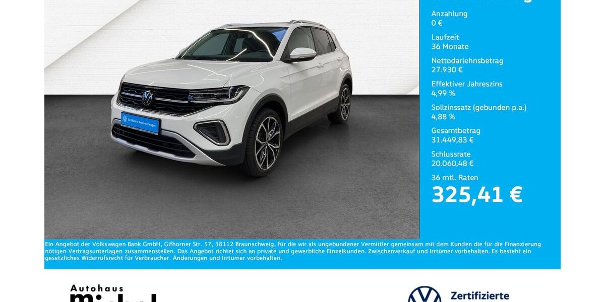VW T-Cross 3.200 km 26.930 &euro; Gießen 35394