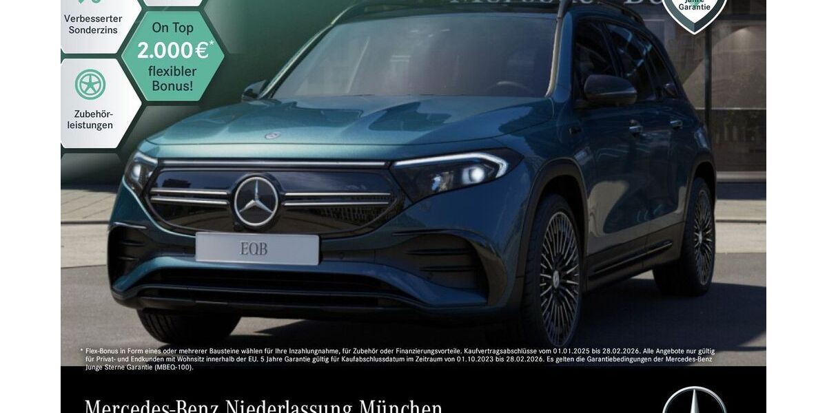 Mercedes-Benz EQB 75.010 km 32.890 € München 80636