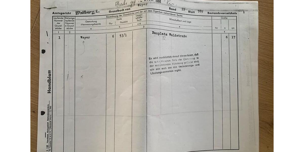 Grundstück Runkel - 30.000&euro; | Angebot:26133688