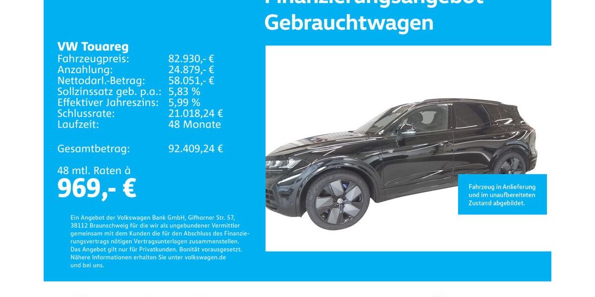 VW Touareg 8.868 km 81.830 &euro; Stuttgart-Feuerbach 70469