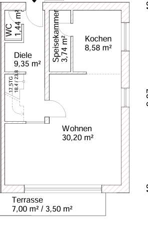 Haus zum Kaufen in Griesheim 495.000 € 105 m² 3 zimmer