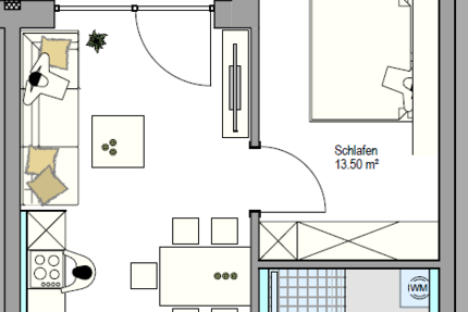 Wohnung Friedrichshafen - 2 Zimmer, 53 m&sup2;, 364.200&euro; | Angebot:27126266
