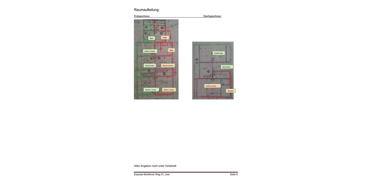 Mehrfamilienhaus, Wohnhaus Leer (Ostfriesland) - 8 Zimmer, 160 m&sup2;, 299.000&euro; | Angebot:26227422