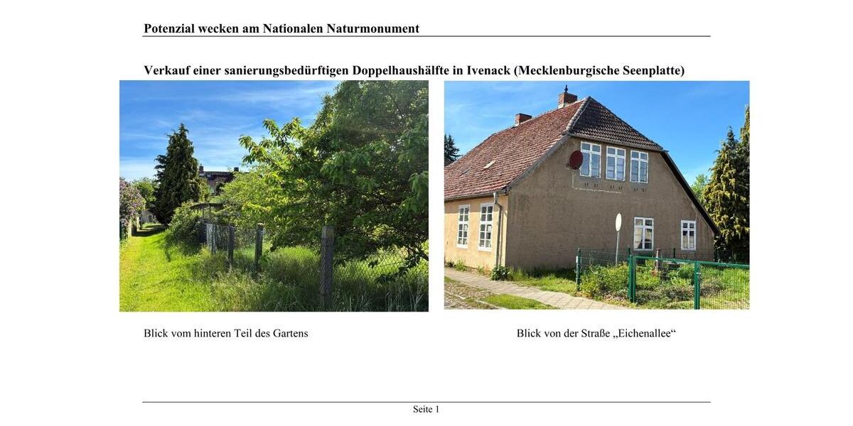 Doppelhaushälfte Stavenhagen - 5 Zimmer, 111 m&sup2;, 39.900&euro; | Angebot:26894667