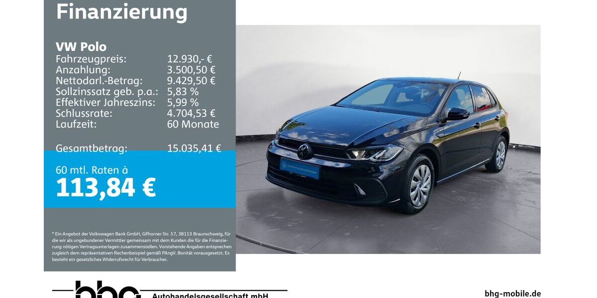 VW Polo 58.665 km 12.930 &euro; Bühl 77815