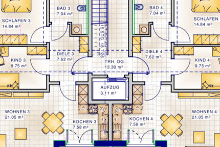 Wohnung 1.OG mit Balkon Greven Bj. 2024 3 zimmer