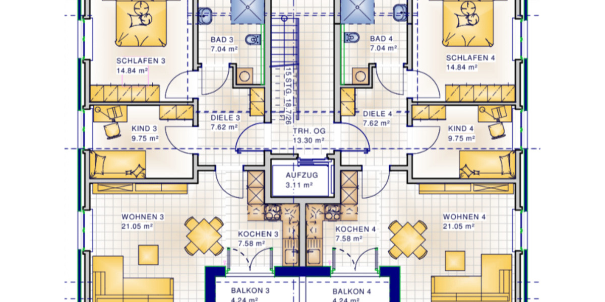 Wohnung 1.OG mit Balkon Greven Bj. 2024 3 zimmer
