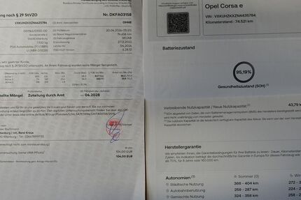 Opel Corsa 73.000 km 13.950 &euro; Frohburg 04654