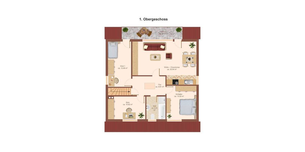 Etagenwohnung Stuhr Varrel - 4 Zimmer, 87 m&sup2;, 289.000&euro; | Angebot:26128457
