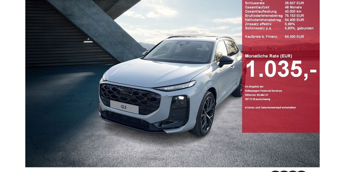 Audi Q3 1.900 km 57.785 &euro; Gütersloh 33330