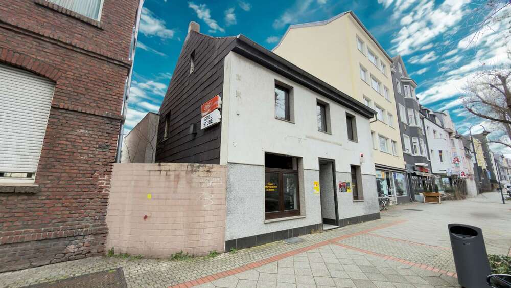Wohn- und Geschäftshaus mit Baugenehmigung & Entwicklungspotenzial in 1A-Lage - Wohn- & Geschäftshaus Leverkusen Wiesdorf | Angebot:26579639