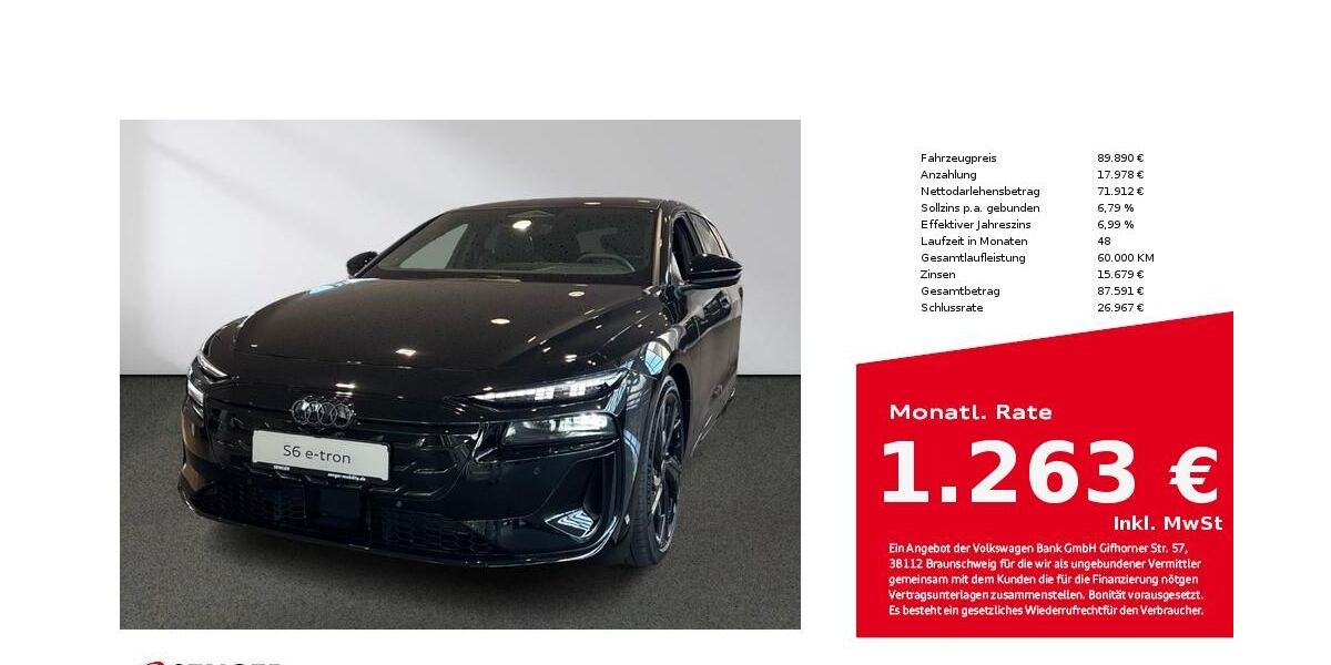Audi S6 e-tron 8.900 km 89.890 &euro; Lingen 49809