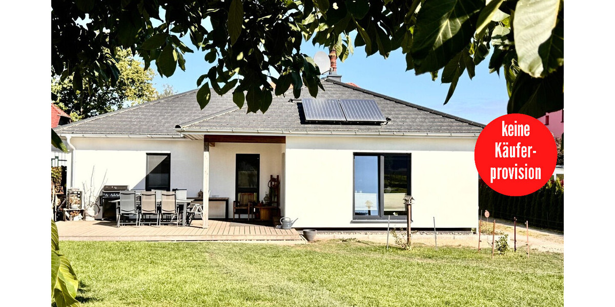 HORN IMMOBILIEN ++ Einfamilienhaus im Bungalowstil in Rossow bei Pasewalk, Energieklasse A, Bj. 2017 4 zimmer