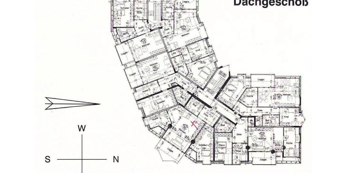 Dachgeschoßwohnung Fredenbeck - 2 Zimmer, 80 m&sup2;, 850&euro; | Angebot:25278751