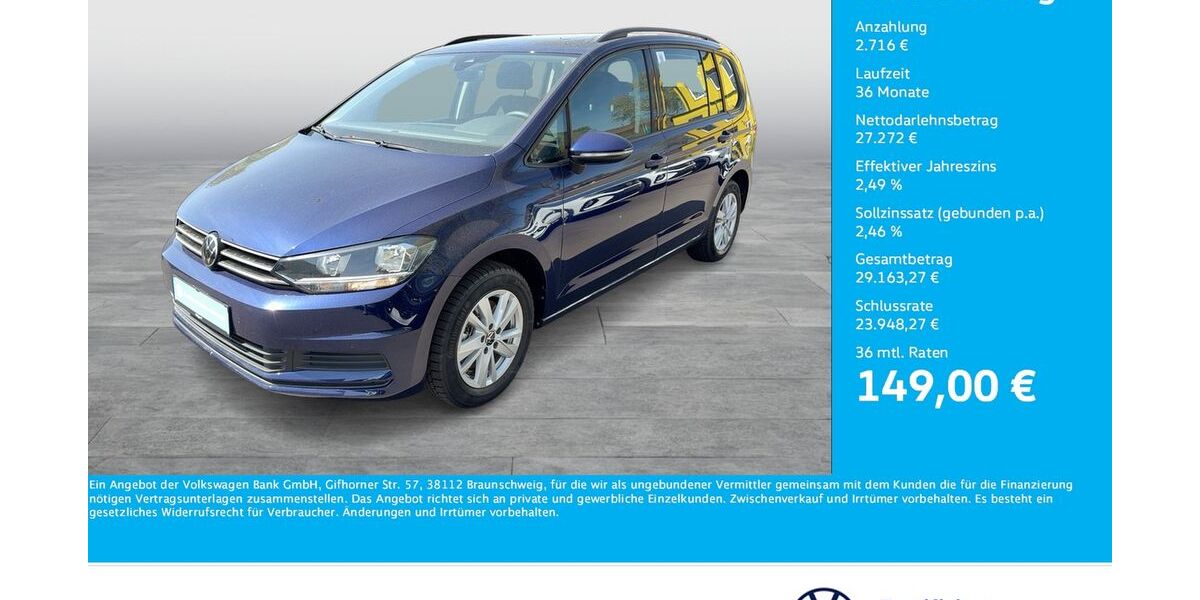 VW Touran 8.821 km 29.988 &euro; Dortmund 44379