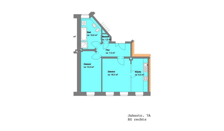 Wohnung zum Mieten in Braunschweig 373 € 61.17 m²