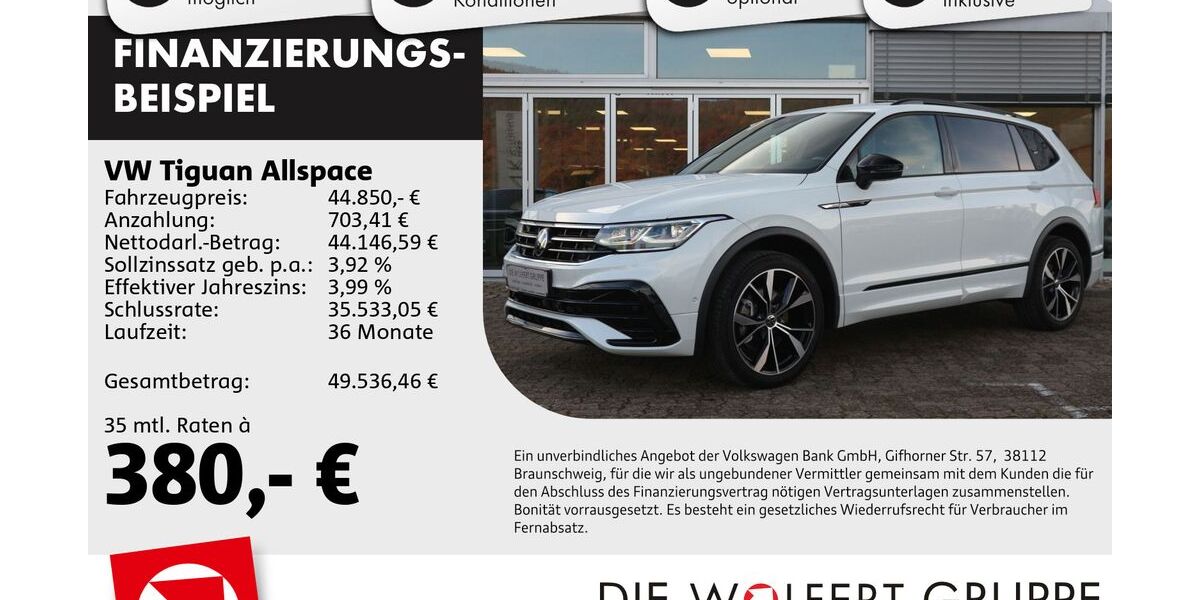 VW Tiguan Allspace 25.300 km 44.850 &euro; Laudenbach 63925