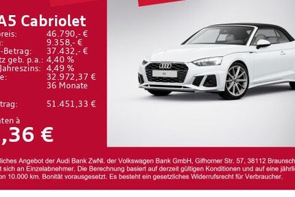 Audi A5 4.854 km 45.780 € Gersthofen 86368