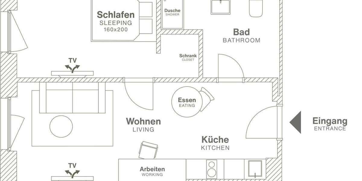 Zimmer Schönefeld - 1 Zimmer, 1.749&euro; | Angebot:25530469