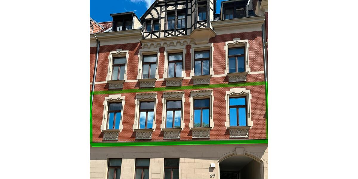 Etagenwohnung Plauen Altstadt - 4 Zimmer, 95 m&sup2;, 106.999&euro; | Angebot:27430128