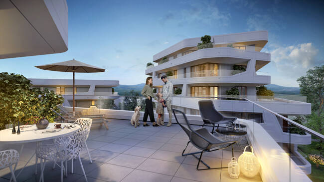 Wie sieht Ihre perfekte Wohnung aus? Ganz weit oben, mit riesigem Balkon, 2 Bädern und vielem mehr?!