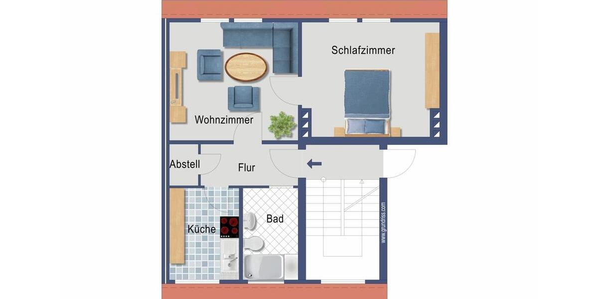Ihr neues Zuhause in Uelzen – 2-Zimmer-Dachgeschosswohnung in ruhiger Lage 2 zimmer