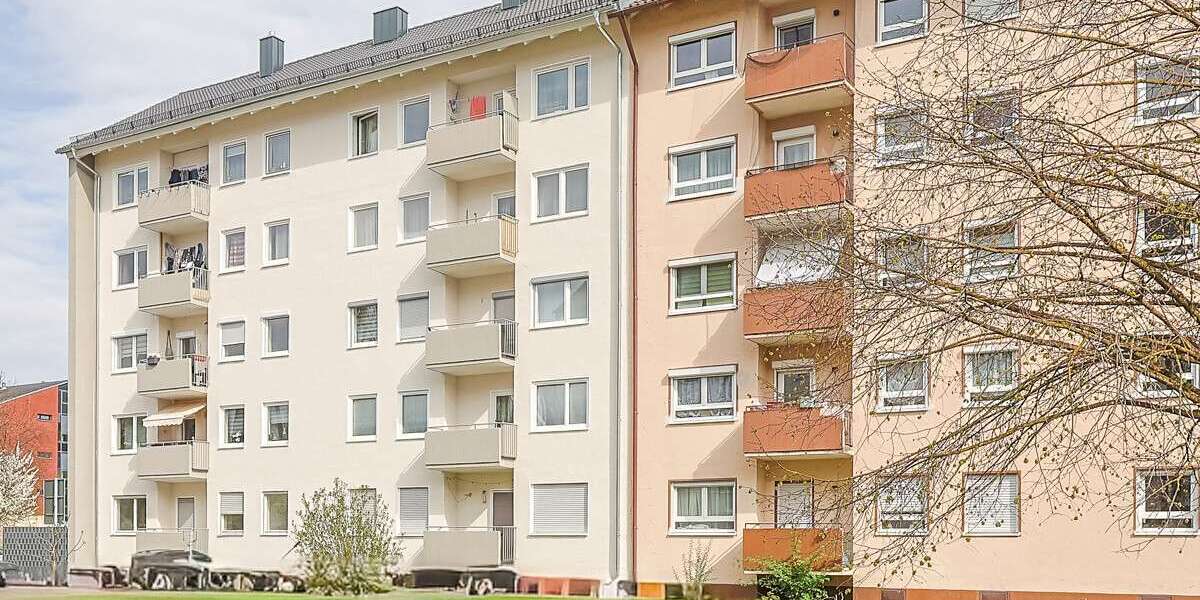 Etagenwohnung Ingolstadt Südost - 4 Zimmer, 71 m&sup2;, 255.000&euro; | Angebot:26360013